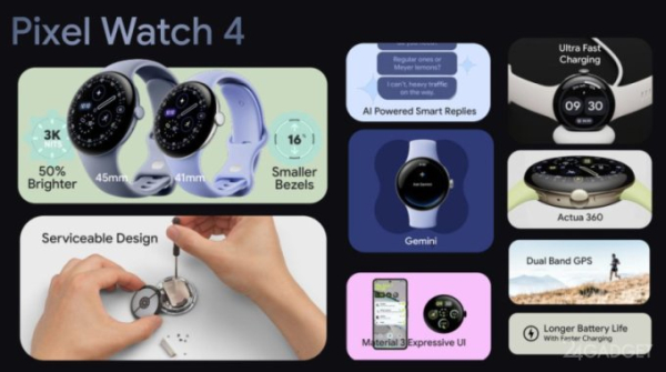 Google представила смарт-часы Pixel Watch 4 с улучшенной автономностью