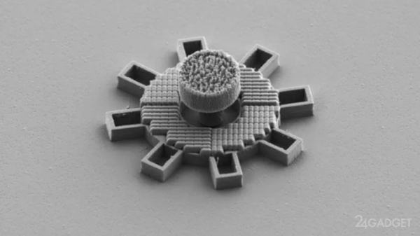Учёные создали наношестерёнки размером с человеческую клетку, которые вращаются от лазера (2 фото)